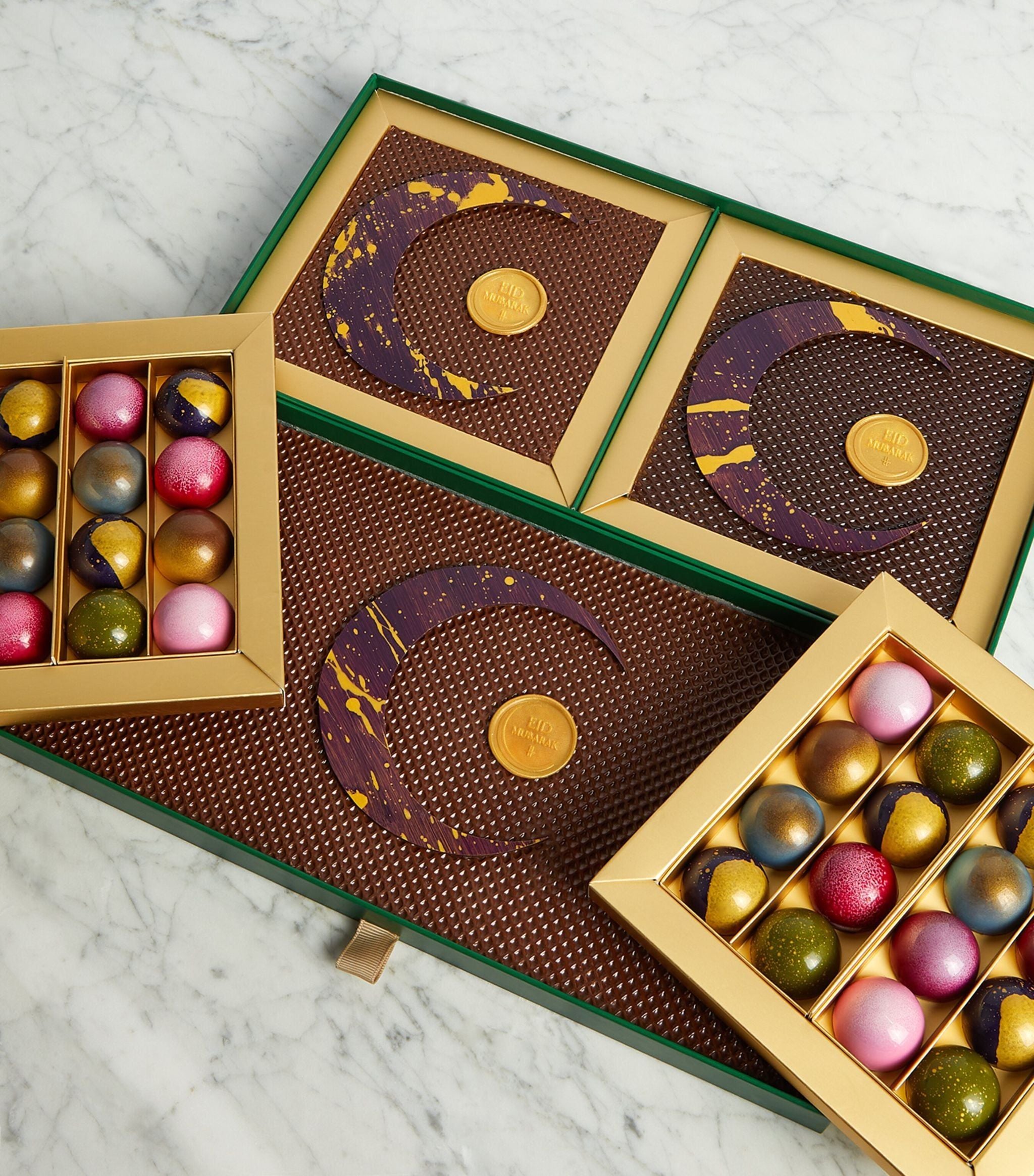 Eid Milk and Dark Chocolate 96-Piece Chocolaterie Celebration Box (1.6kg) GOODS Harrods   