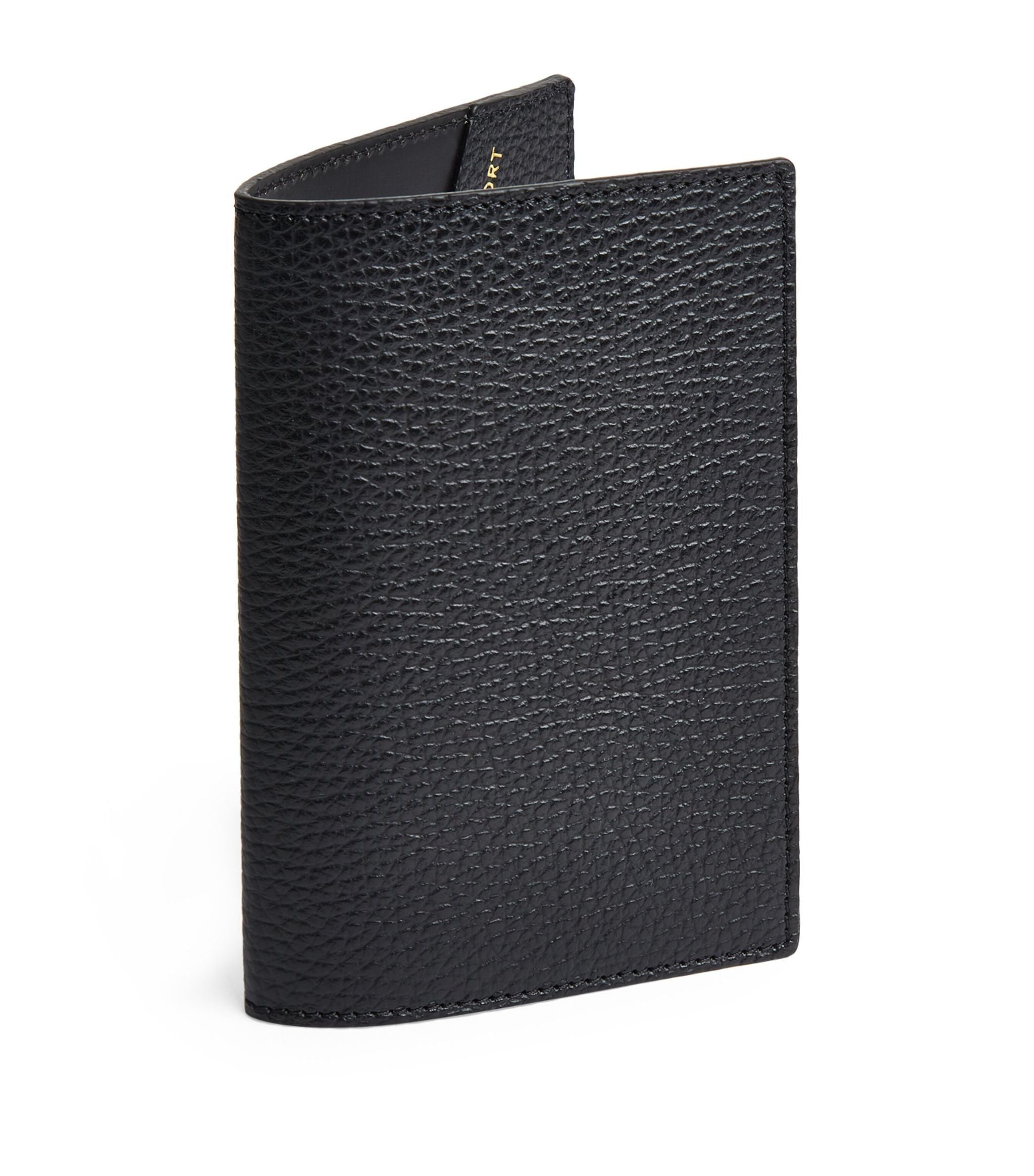 Grained Leather Passport Cover GOODS Harrods   