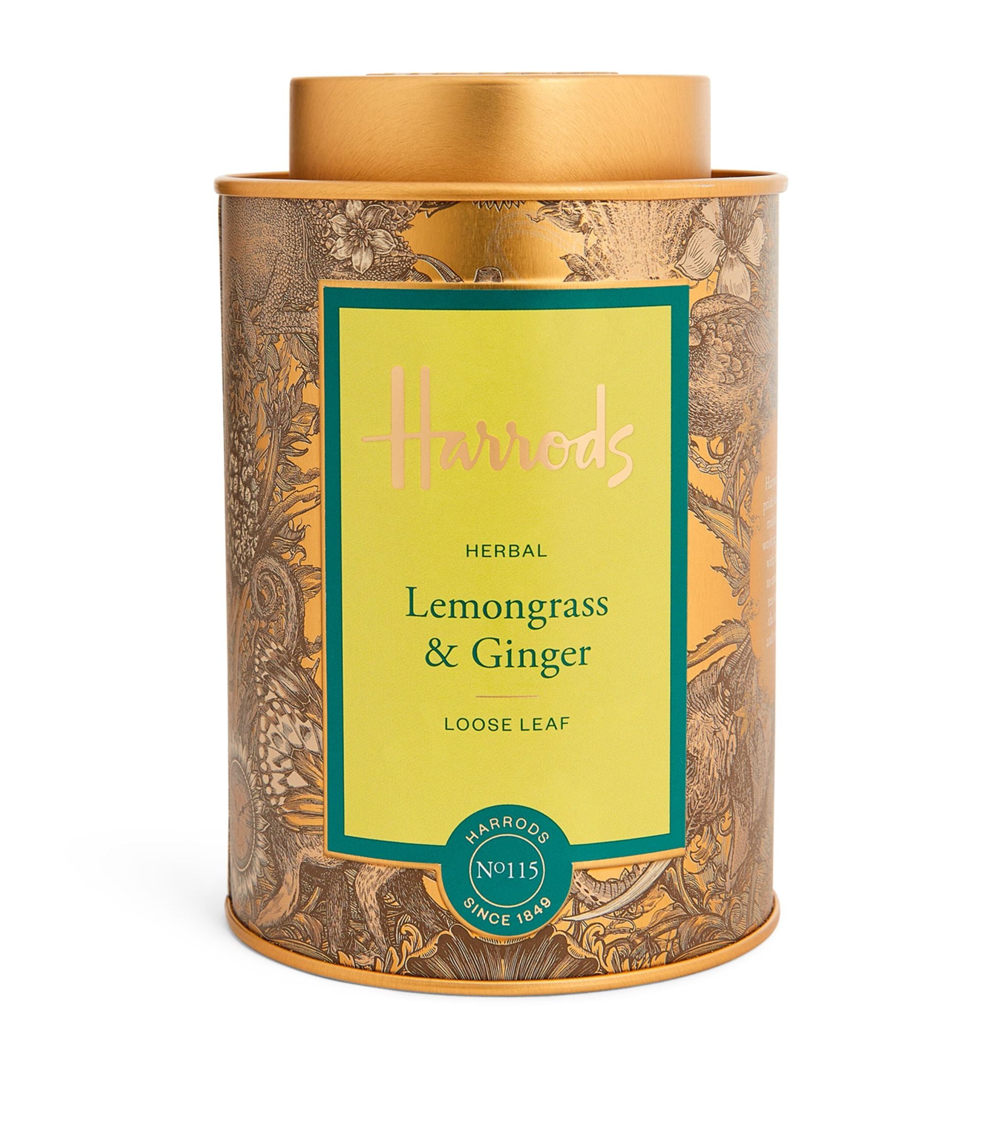 Lemongrass & Ginger Loose Leaf Tea (100g) GOODS Harrods   