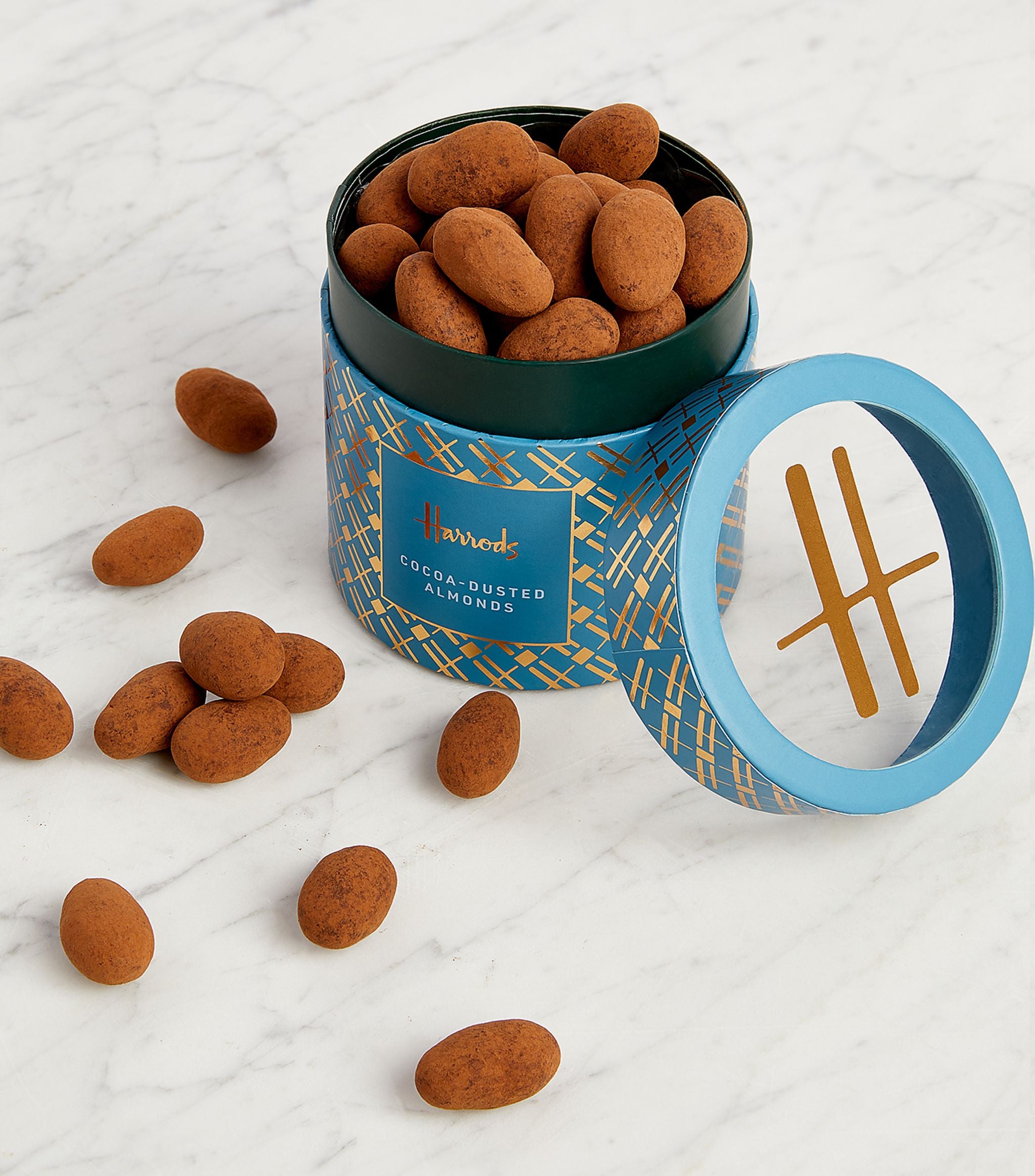 Milk Chocolate Cocoa-Dusted Almonds (325g) GOODS Harrods   