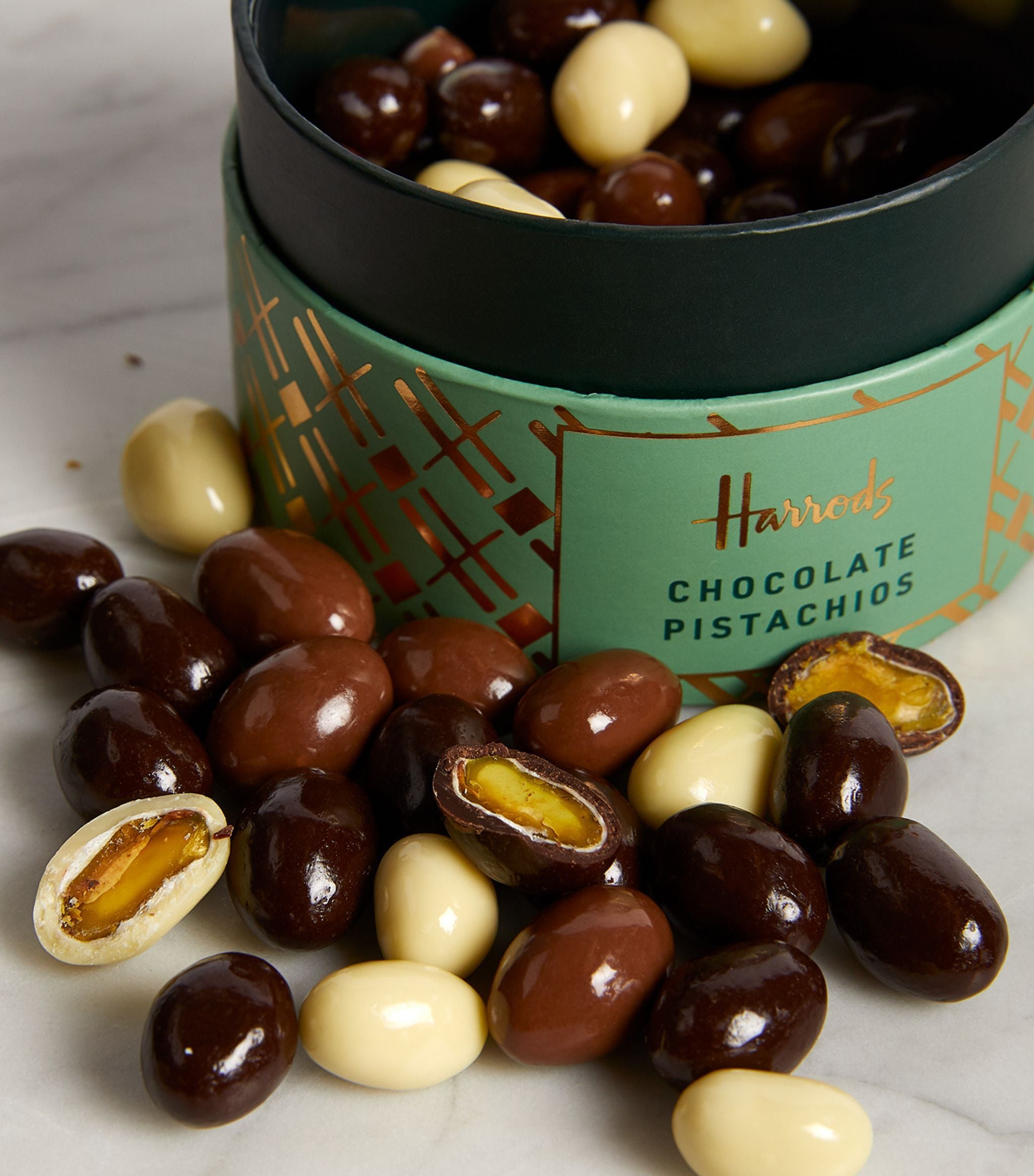 Mini Drum Chocolate Nuts Gift Set (300g) GOODS Harrods   