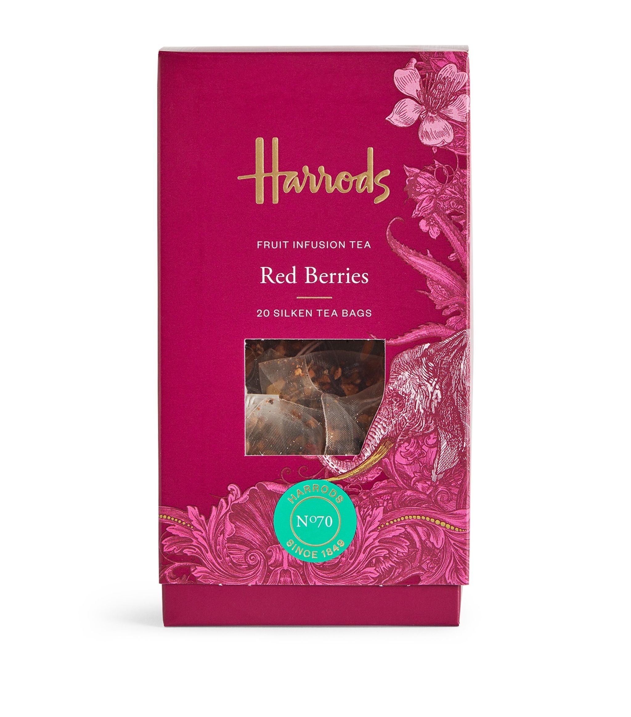 No. 70 Red Berries Fruit Infusion Tea (20 Tea Bags) GOODS Harrods   