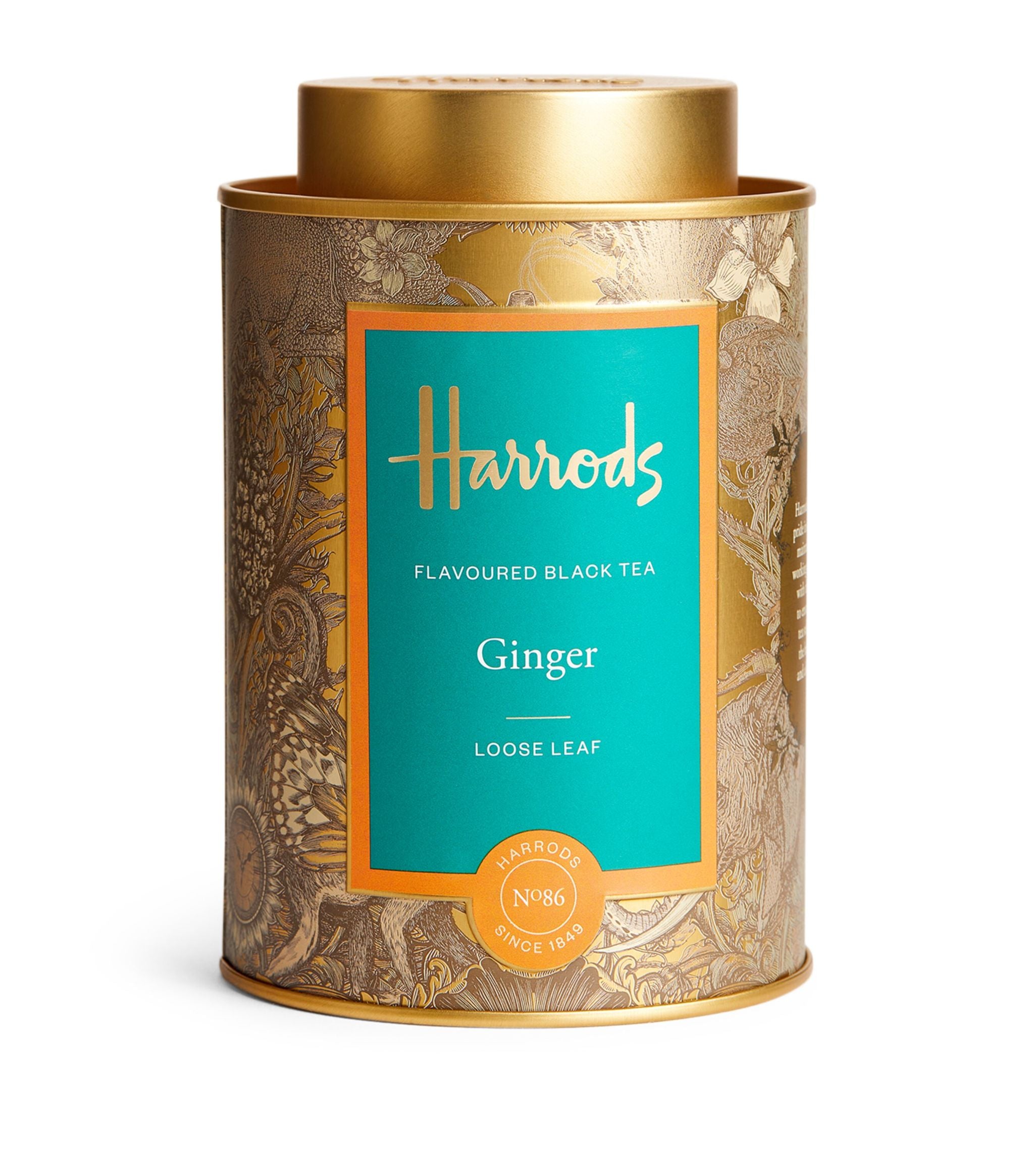 No.86 Ginger Flavoured Black Loose Leaf Tea (125g) GOODS Harrods   