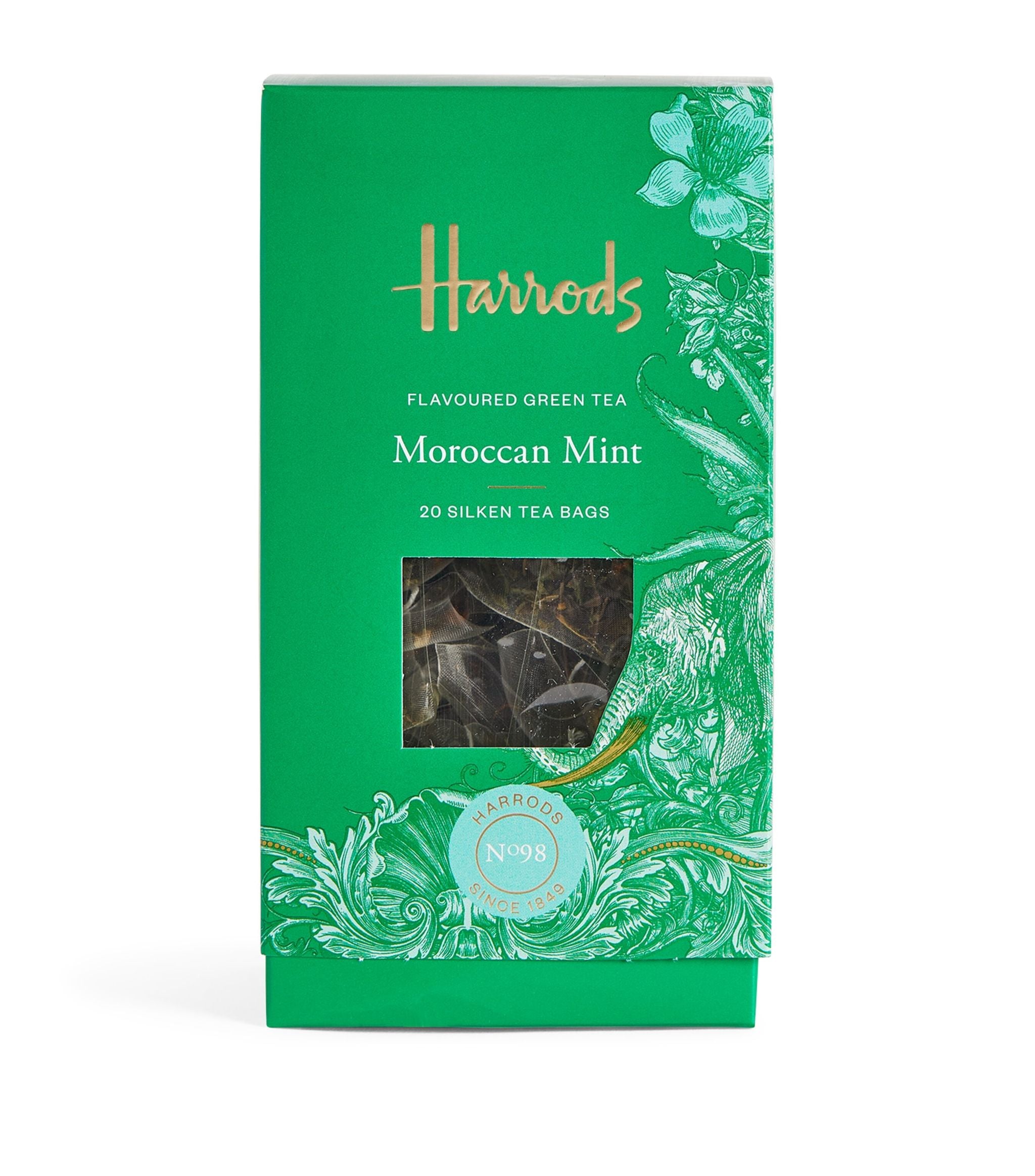 No. 98 Moroccan Mint Green Tea (20 Tea Bags) GOODS Harrods   