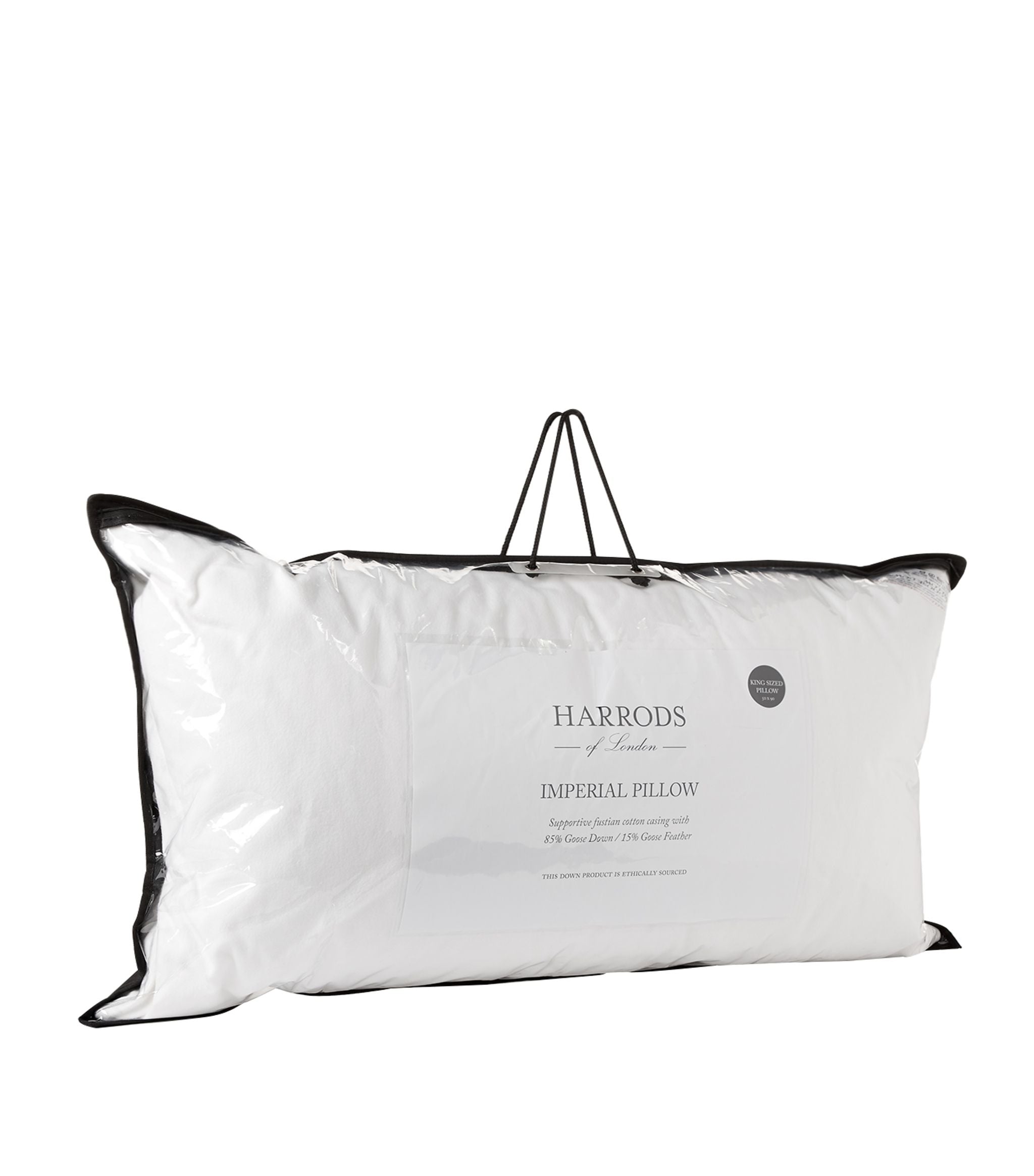 85% Goose Down Imperial Pillow (50cm x 90cm) GOODS Harrods   