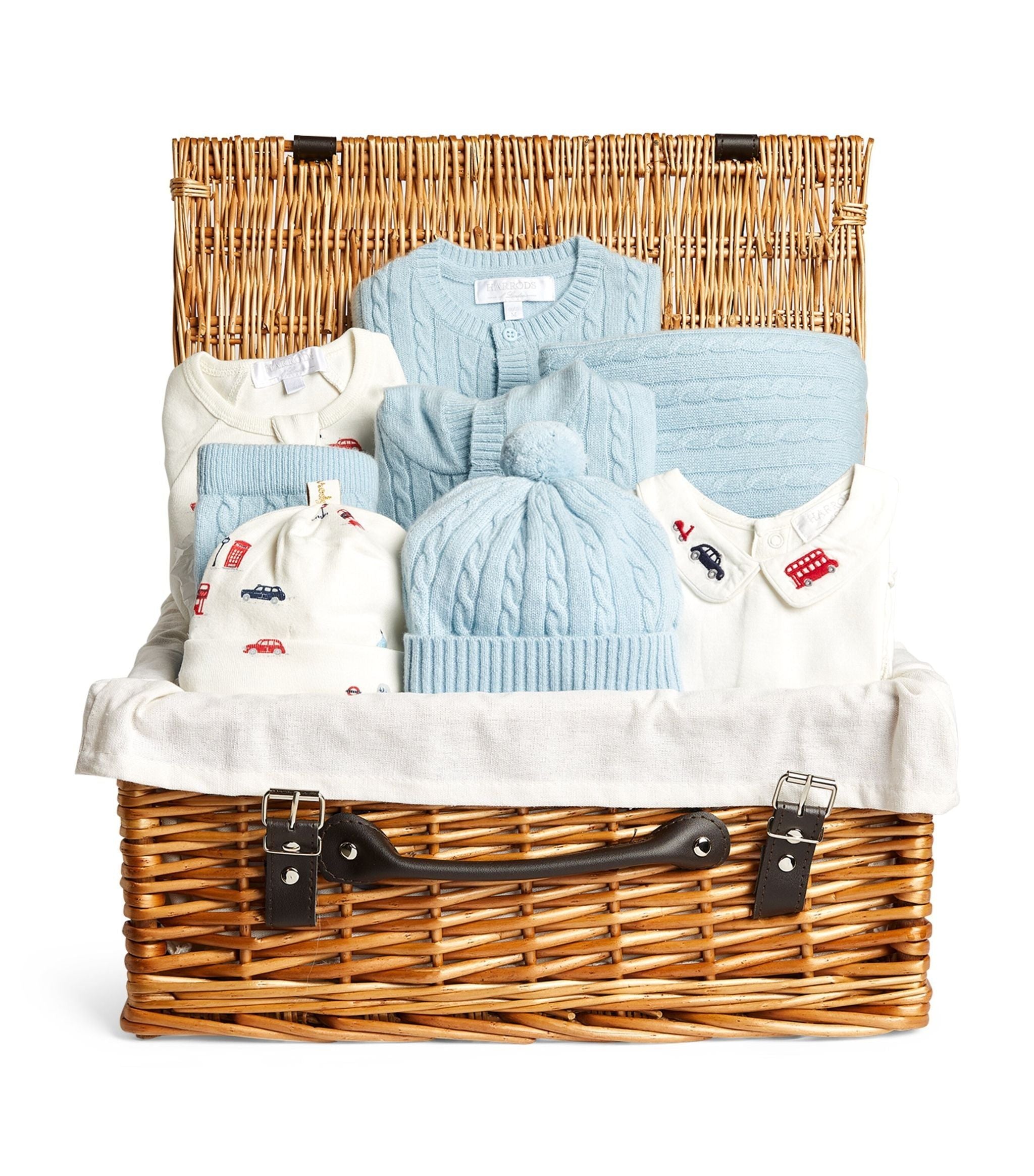 Cashmere-Cotton Baby Boy Hamper GOODS Harrods   