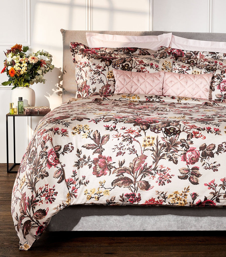 English Rose Super King Duvet Cover Set (260cm x 220cm)