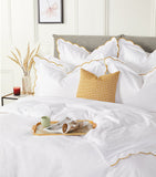 Parisian Super King Flat Sheet (300cm x 265cm) GOODS Harrods   