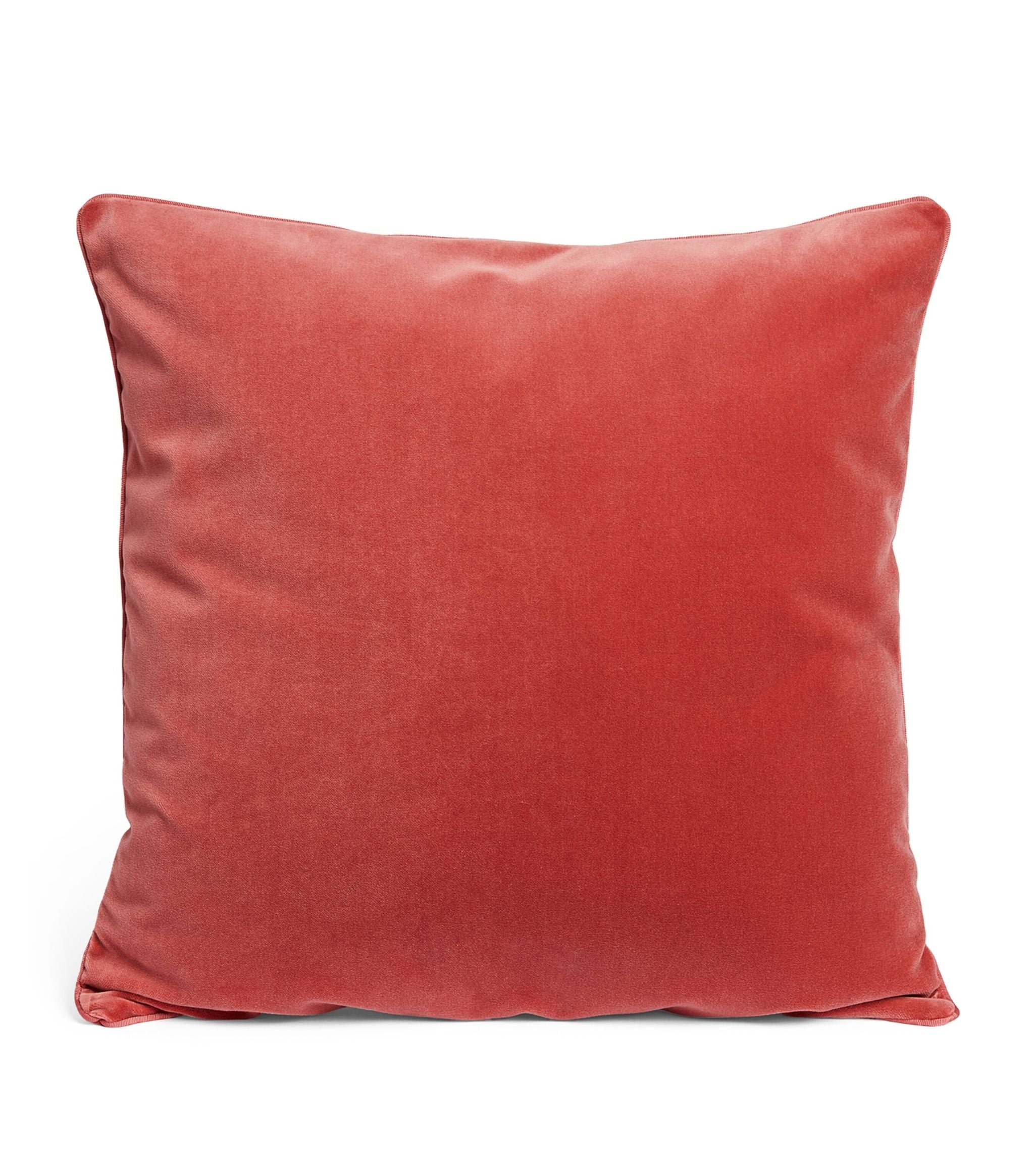 Pink Velvet Cushion (45cm x 45cm) GOODS Harrods   