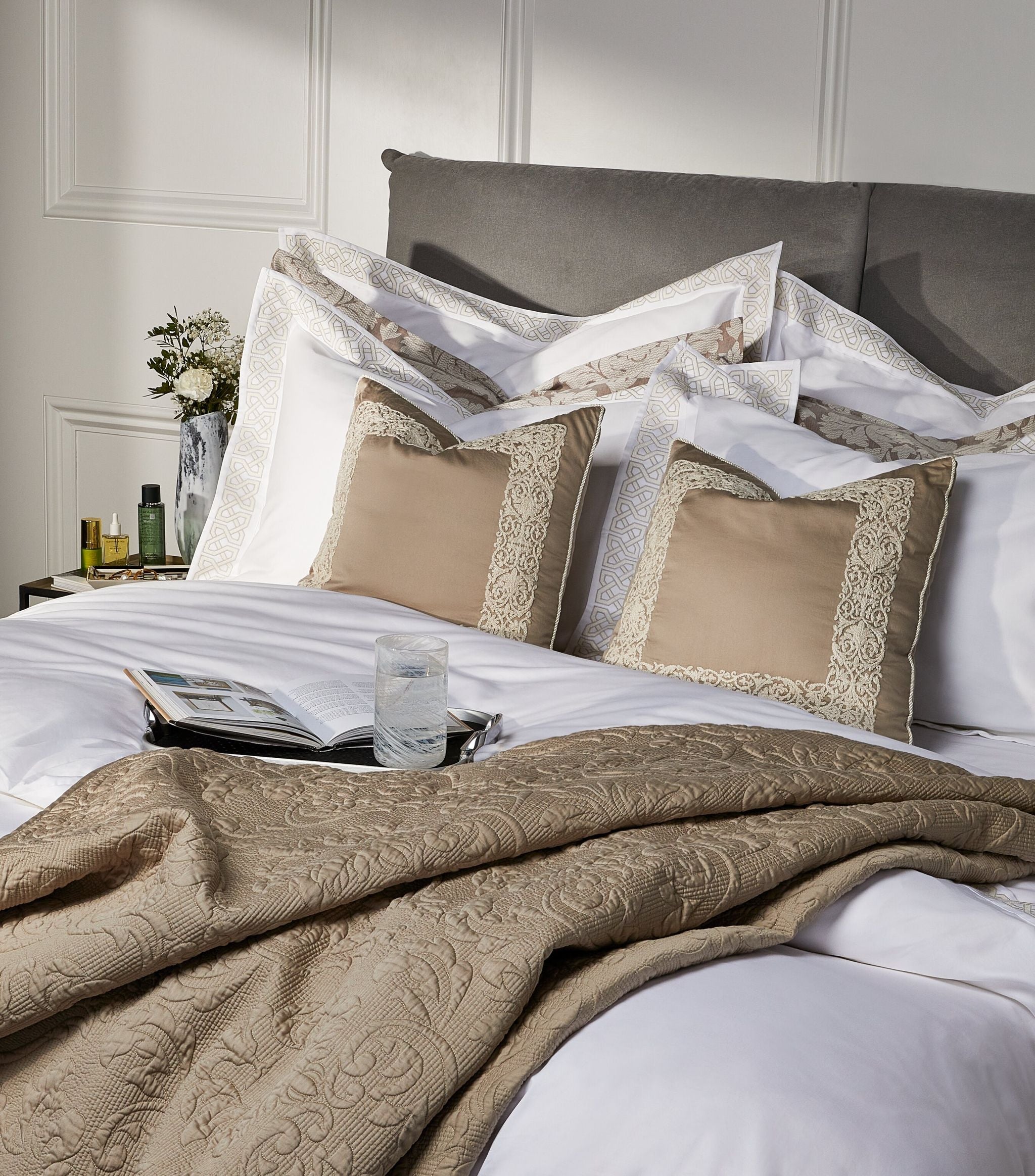 Rivoli King Flat Sheet (275cm x 275cm) GOODS Harrods   