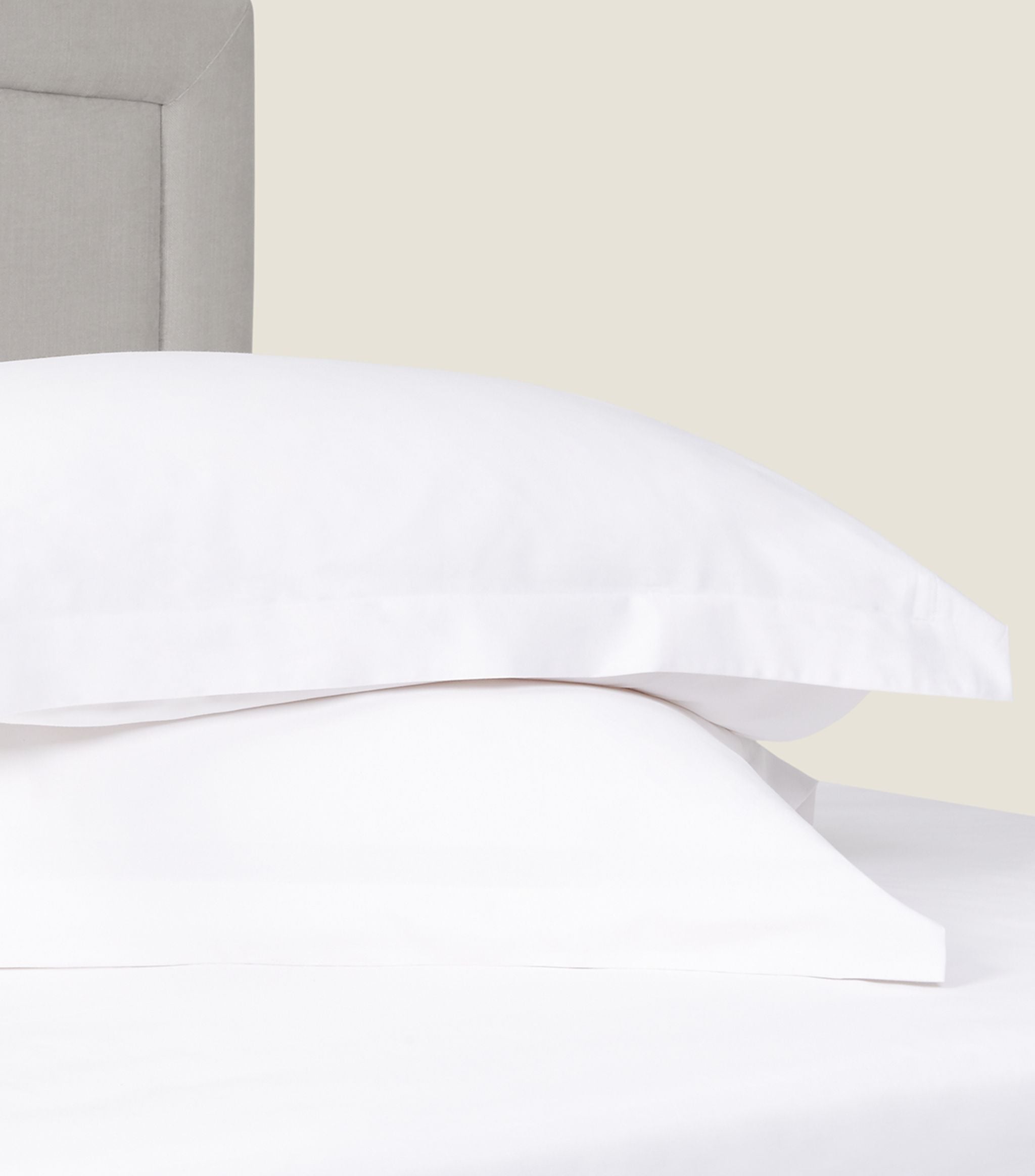 Set of 2 Cotton Cashmere Square Pillowcase (65cm x 65cm) GOODS Harrods   