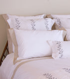 Set Of 2 Linen Edge Square Pillowcases (65cm x 65cm) GOODS Harrods   