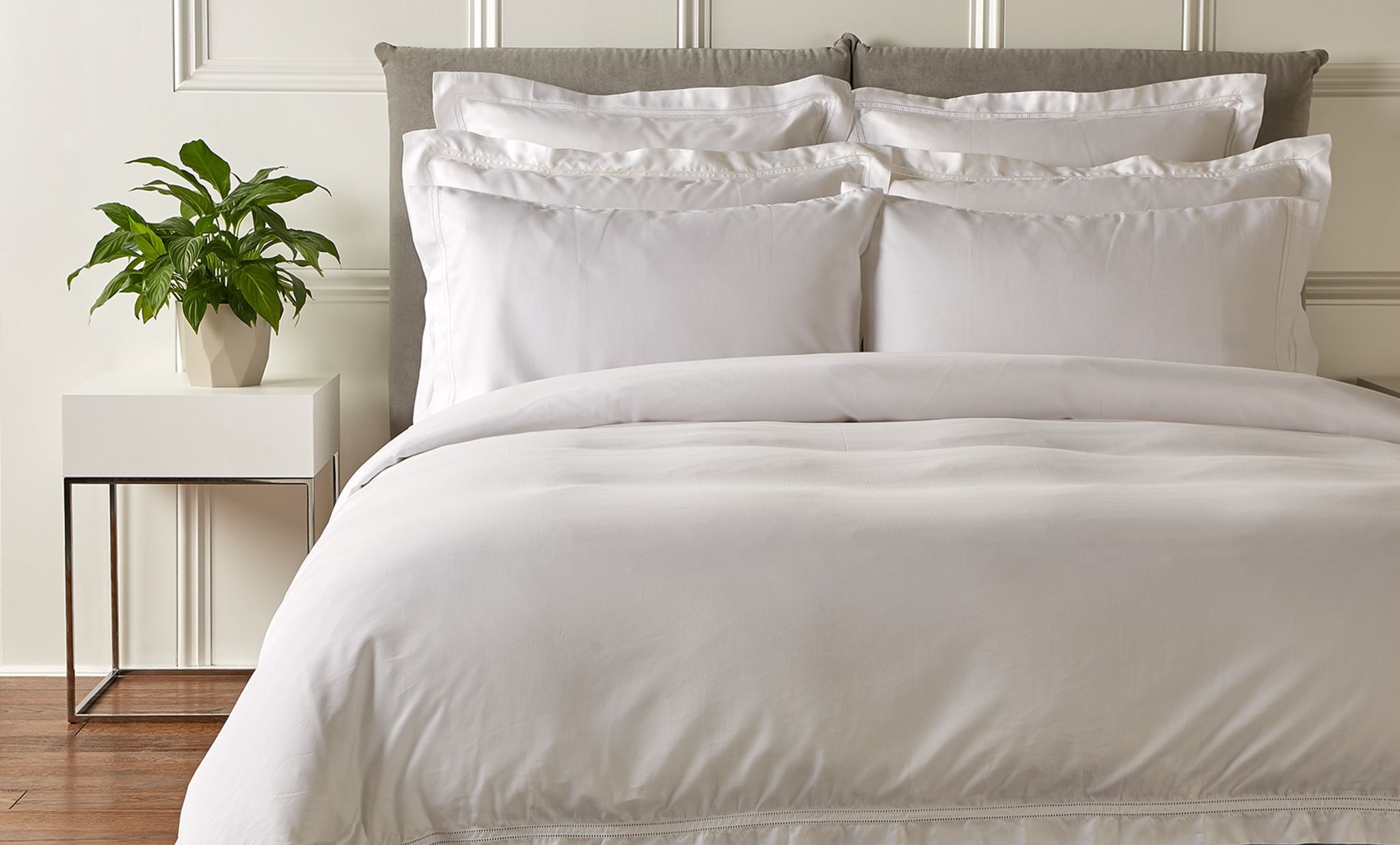 Silk Cotton Oxford Pillowcase Pair (50cm x 75cm) GOODS Harrods   