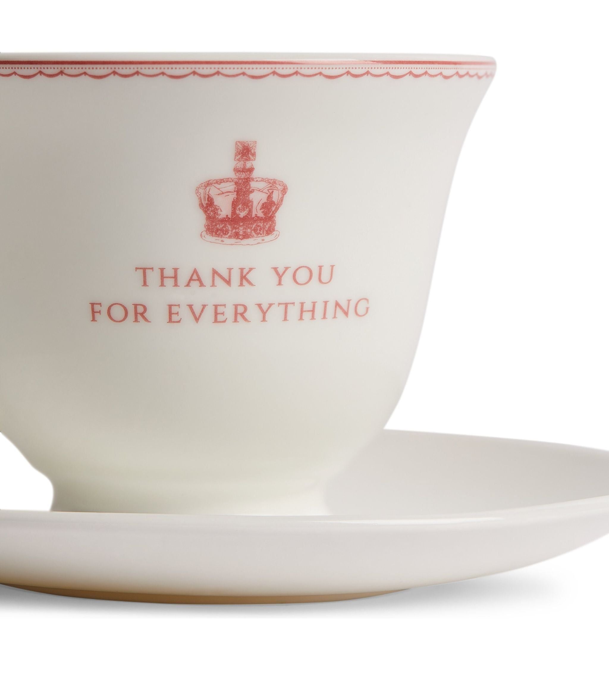 Queen Elizabeth II Teacup and Saucer GOODS Harrods   