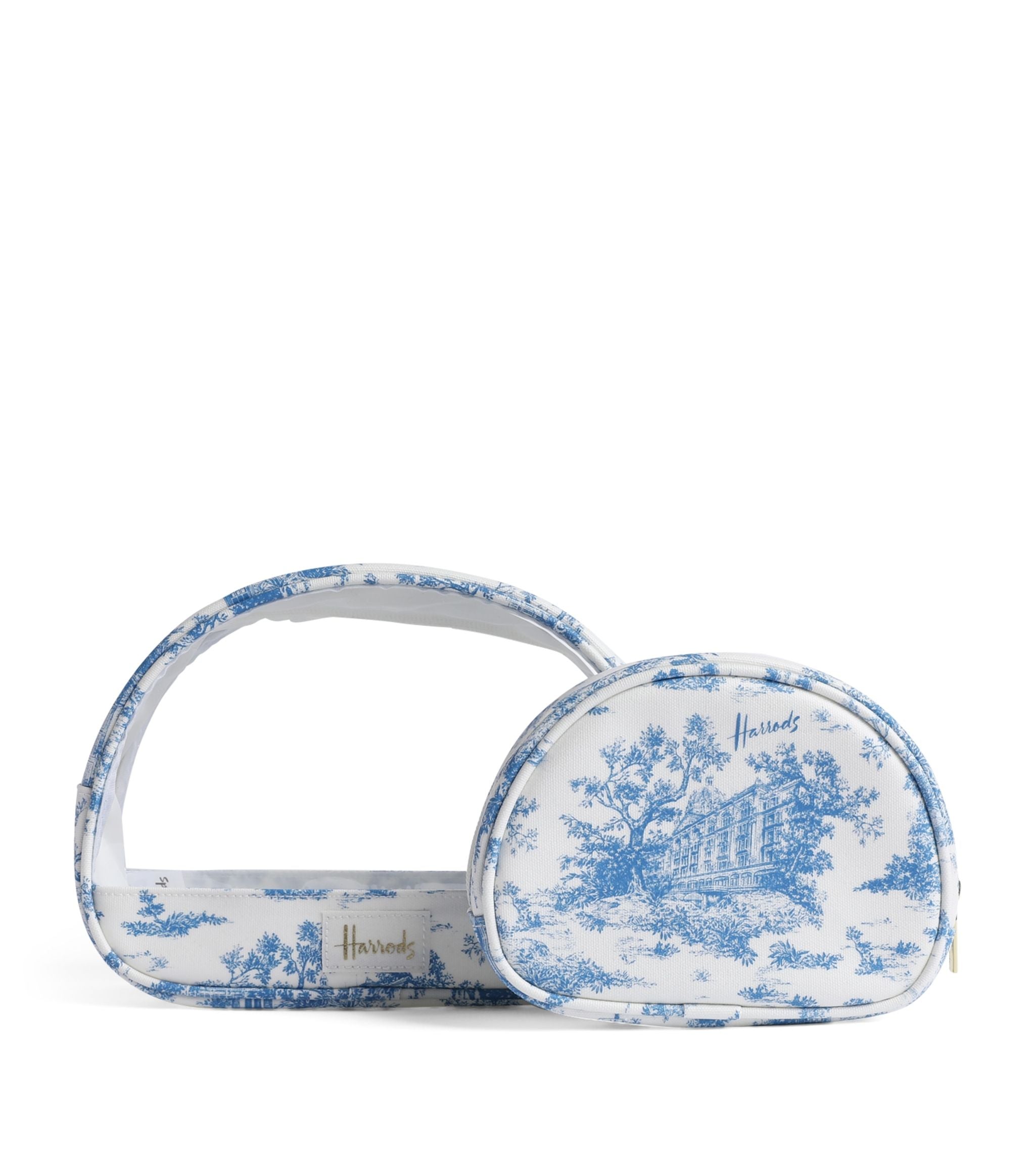 Toile Cosmetic Bags (Set of 2) GOODS Harrods   