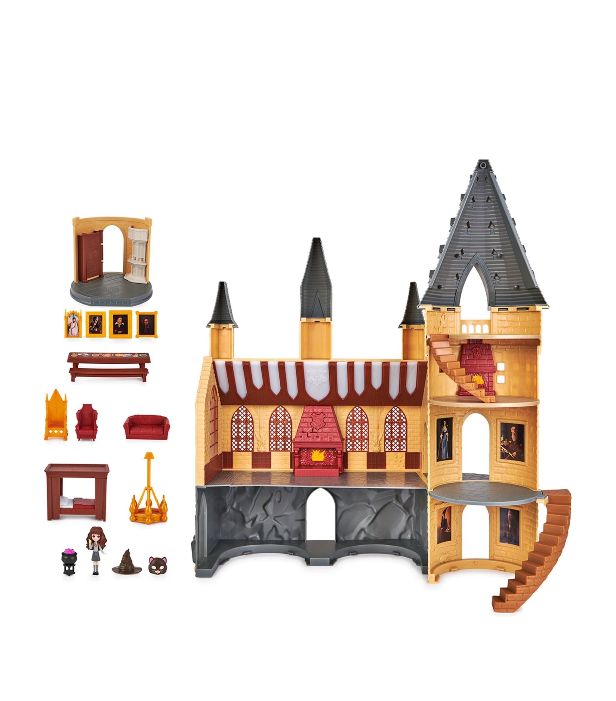 Wizarding World Magical Minis Hogwarts Castle Set GOODS Harrods   