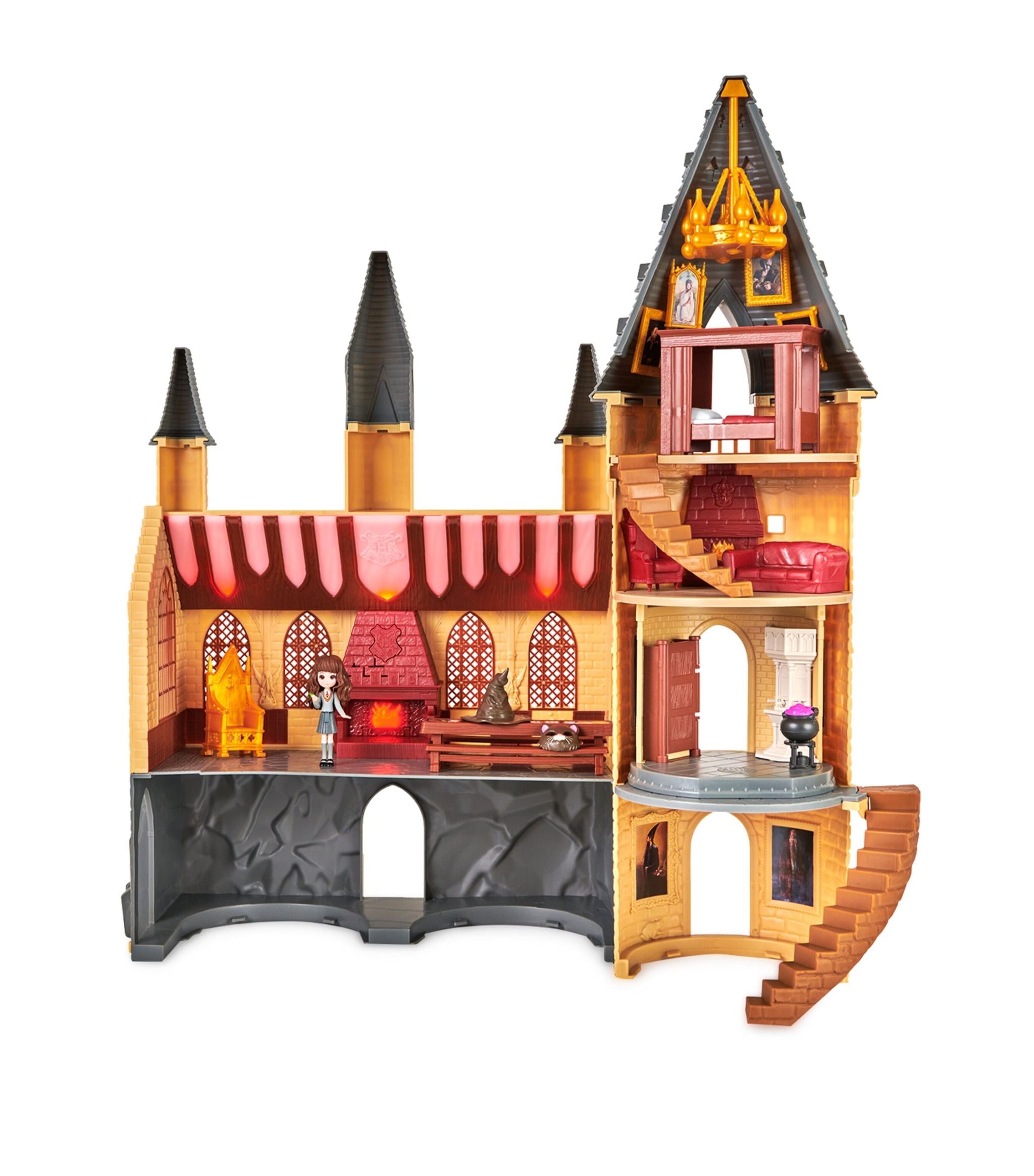 Wizarding World Magical Minis Hogwarts Castle Set GOODS Harrods   