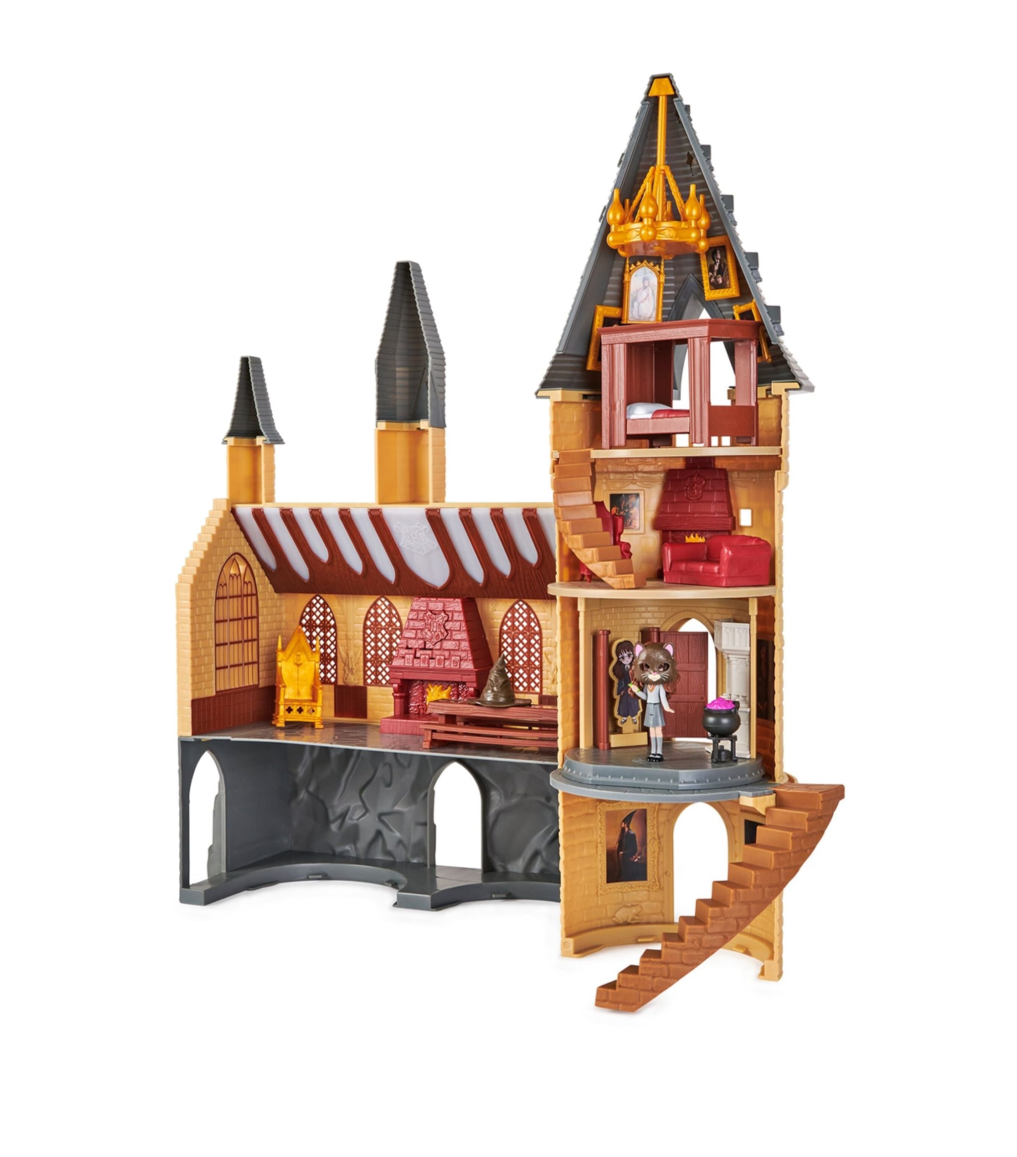 Wizarding World Magical Minis Hogwarts Castle Set GOODS Harrods   