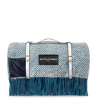 Herringbone Picnic Blanket (145cm x 183cm) GOODS Harrods   