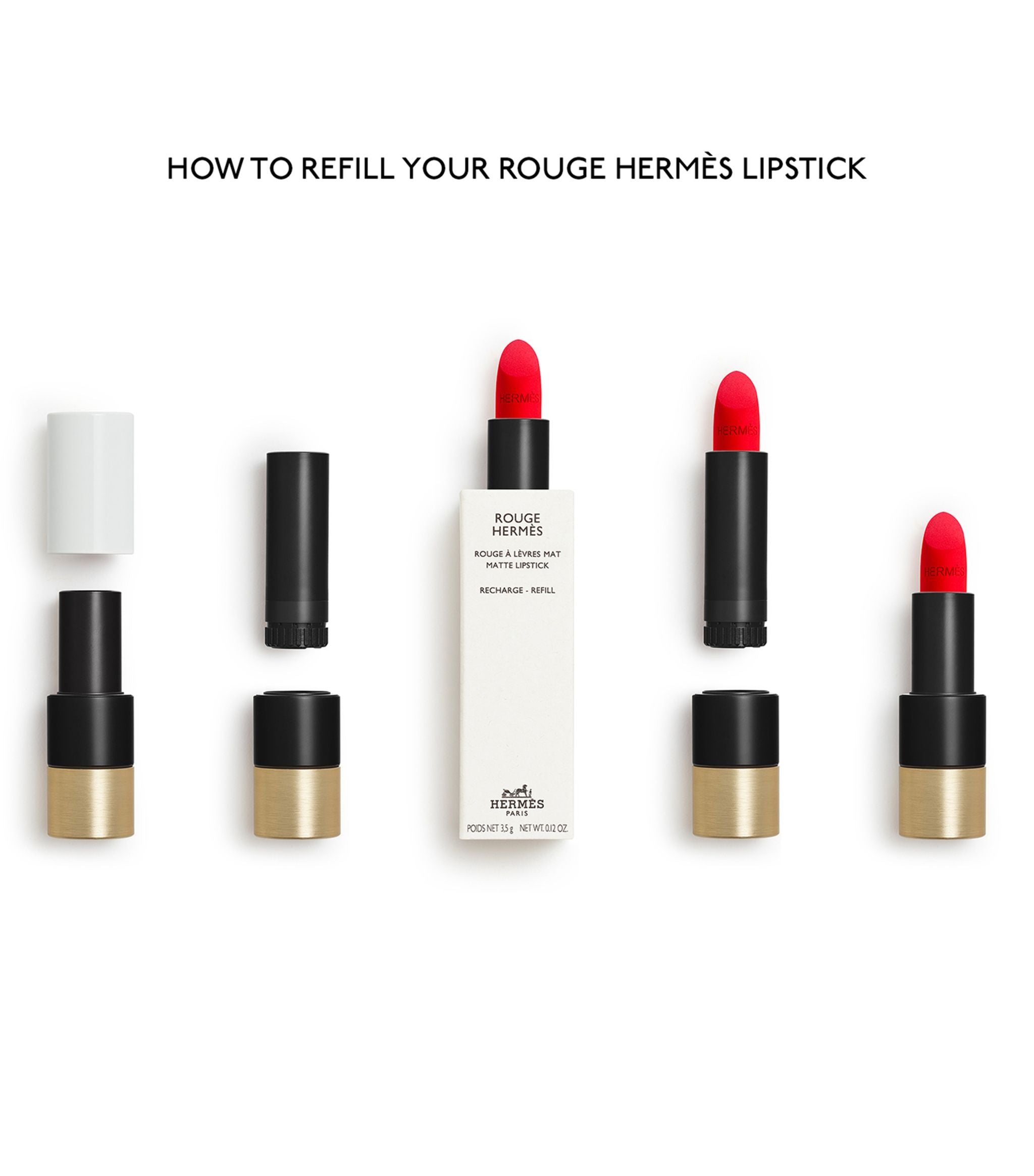 Hermes Beige Naturel (11) Rouge Matte Lipstick Review & Swatches