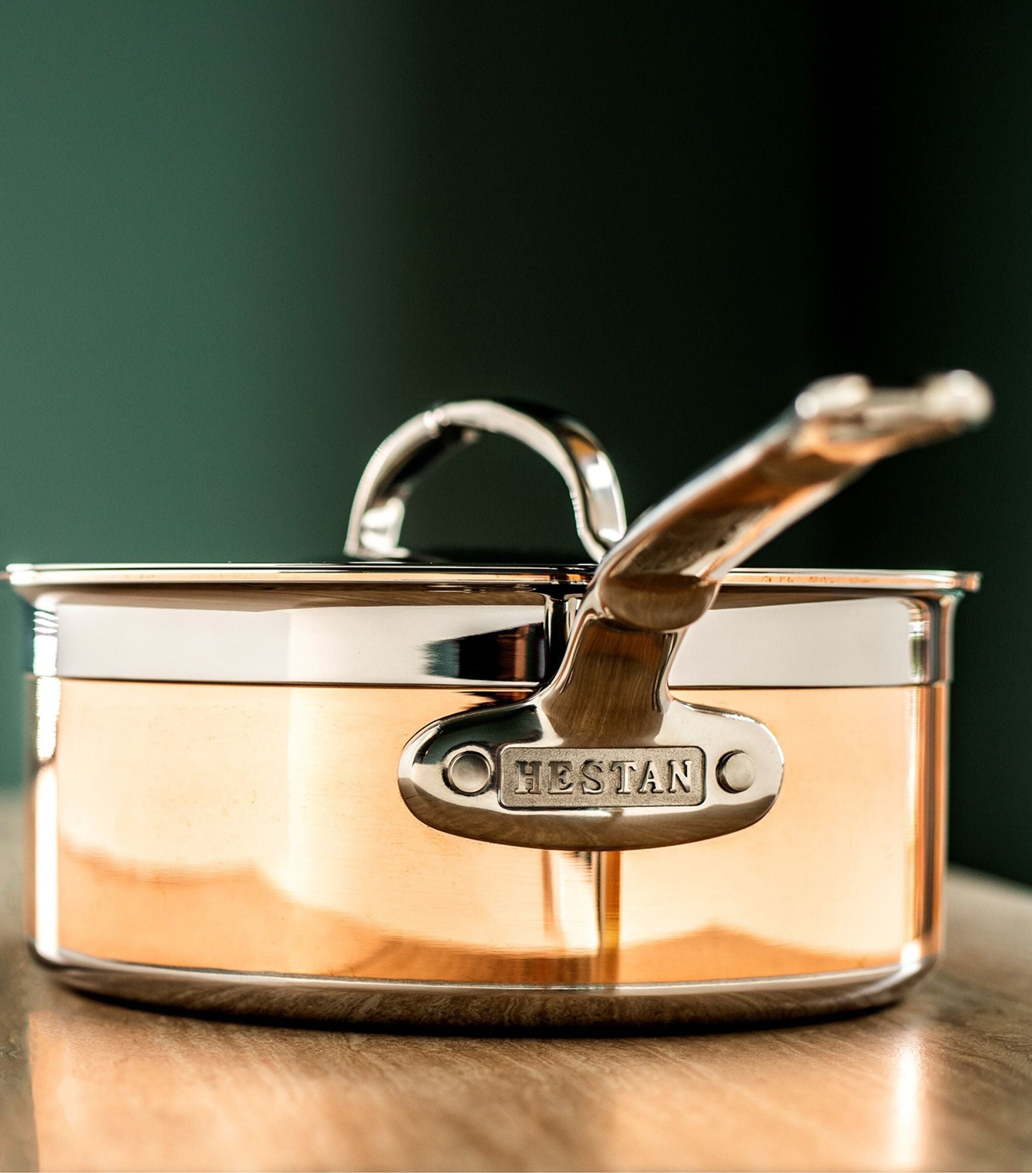 CopperBond Saucepan with Lid (16cm) GOODS Harrods   