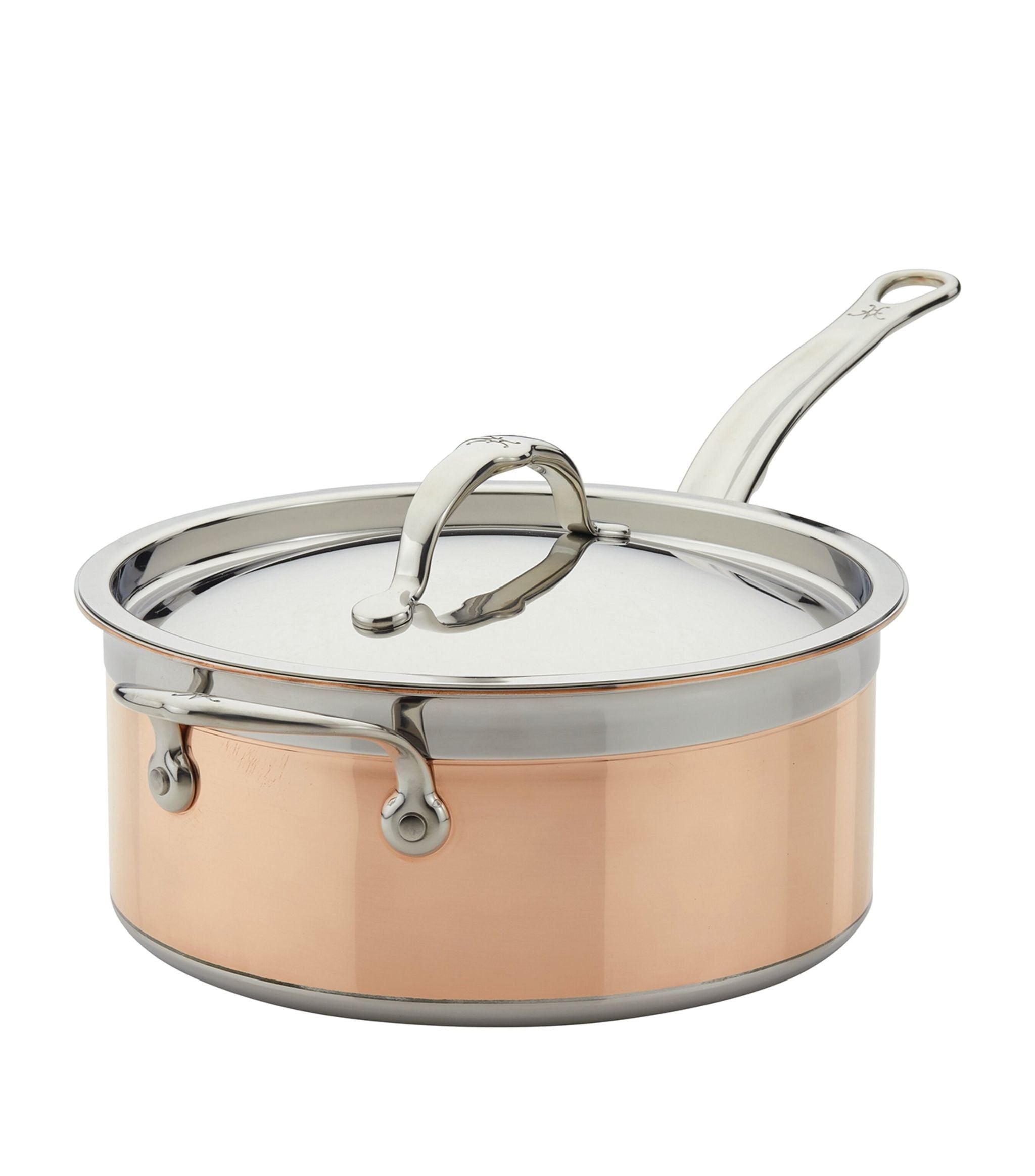 CopperBond Saucepan with Lid (22cm) GOODS Harrods   