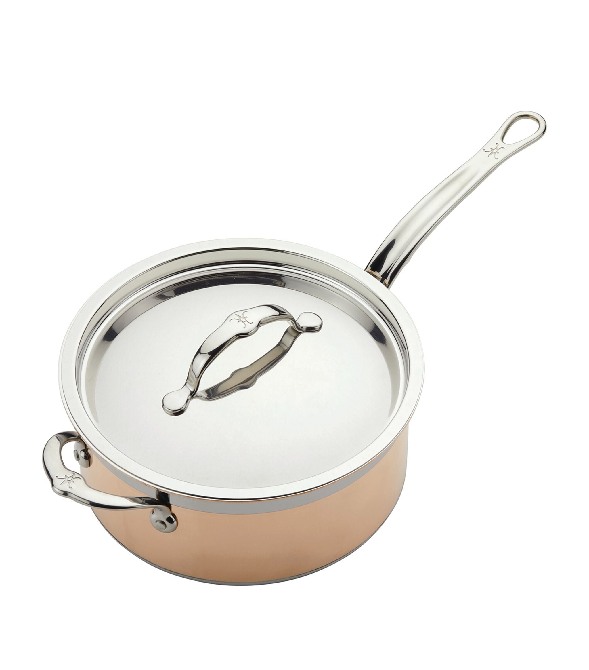 CopperBond Saucepan with Lid (22cm) GOODS Harrods   