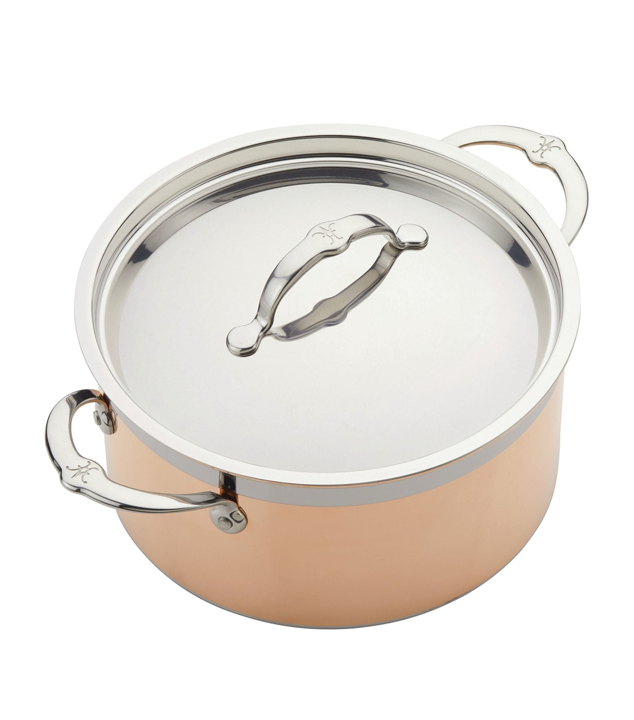 CopperBond Stock Pot with Lid (24cm) GOODS Harrods   