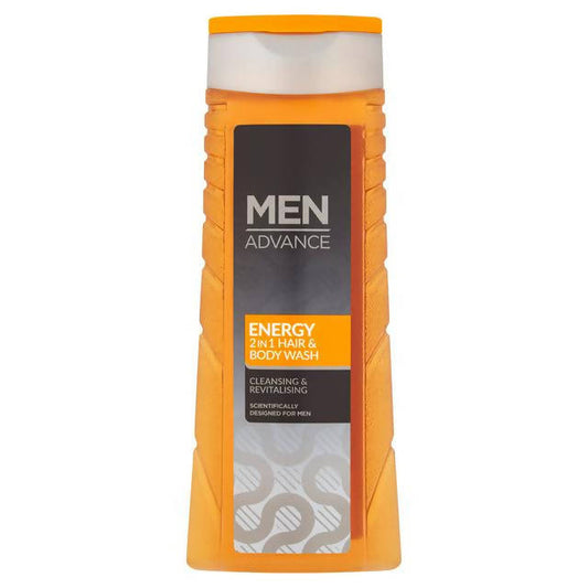 Men Advance 2 in 1 Shower Gel, Energy 250ml shower Sainsburys   
