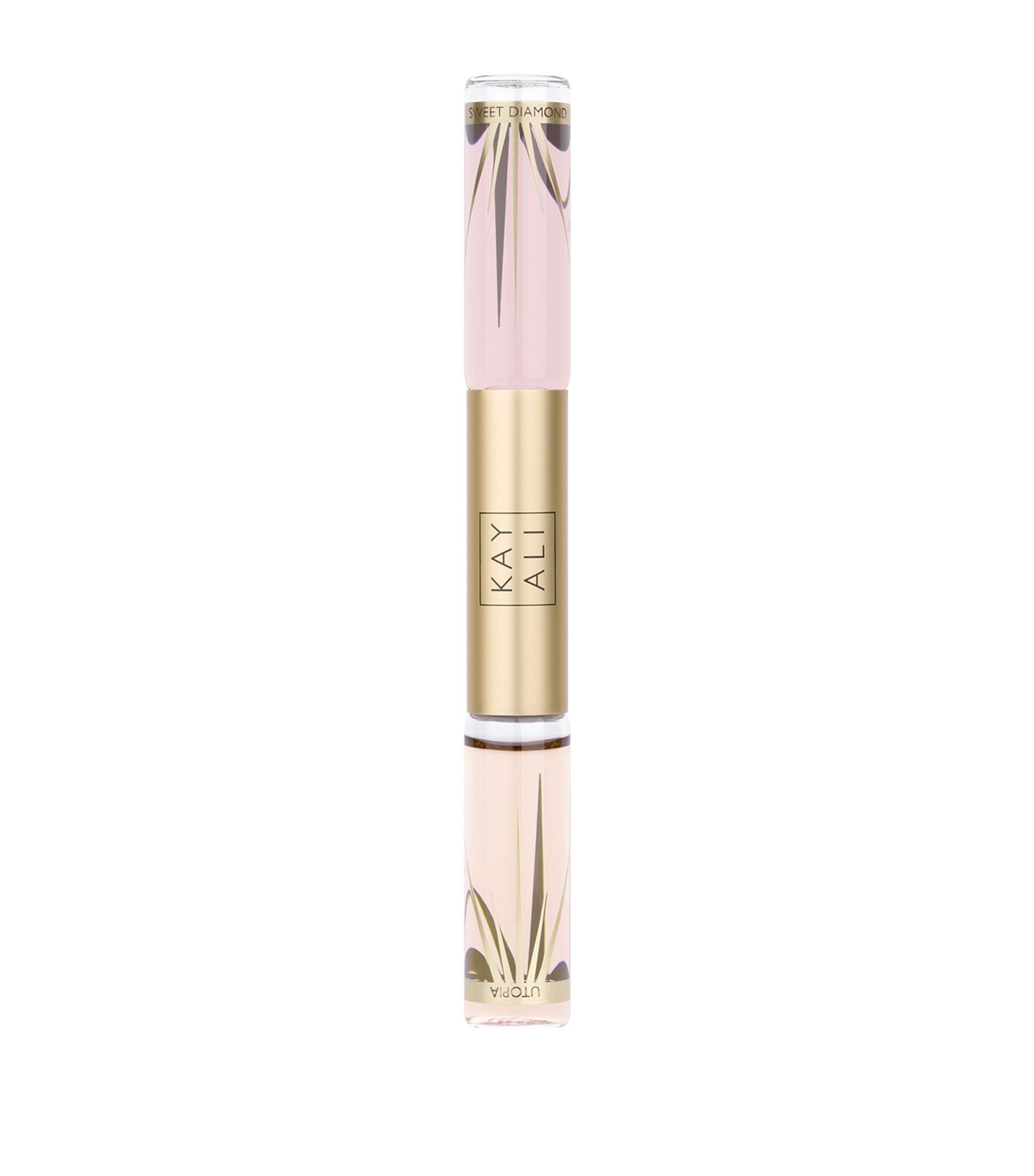 Kayali Sweet Diamond Pink Pepper & Utopia Vanilla Coco Eau de Parfum Rollerball (2 x 5ml) GOODS Harrods   