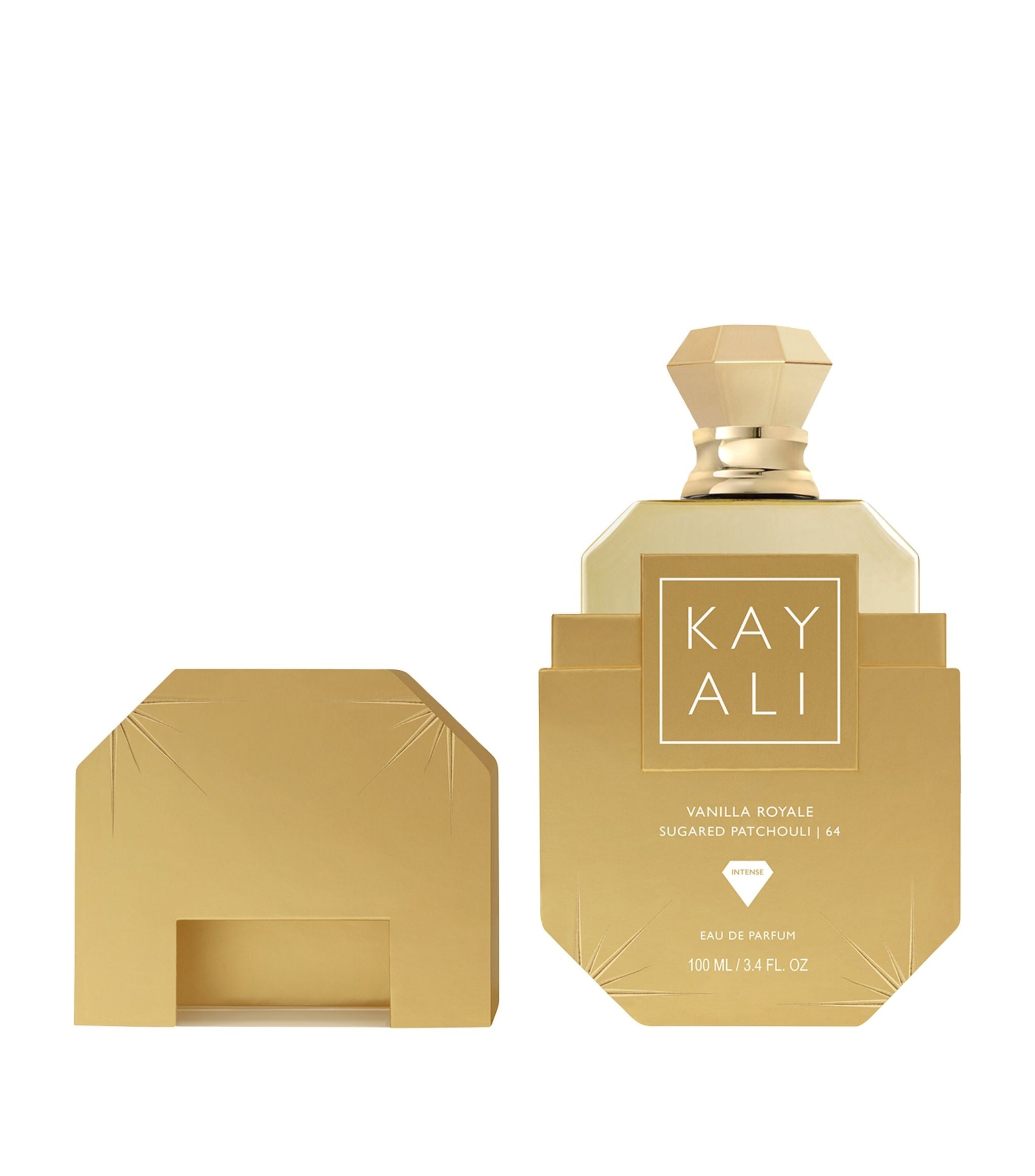 Kayali Vanilla Royale Sugared Patchouli | 64 Eau de Parfum (100ml) GOODS Harrods   