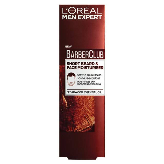 L'Oreal Men Expert Barber Club Short Beard Moisturiser 50ml skincare Sainsburys   