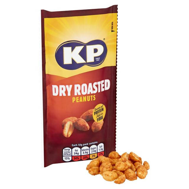 KP Dry Roasted Peanuts 50g KP Nuts Sainsburys   