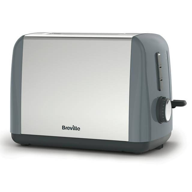 Breville Grey 2 Slice Toaster kitchen appliances Sainsburys   