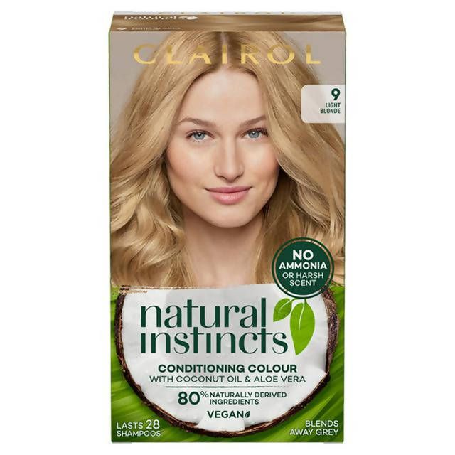 Clairol Natural Instincts Semi-Permanent Hair Dye Light Blonde 9