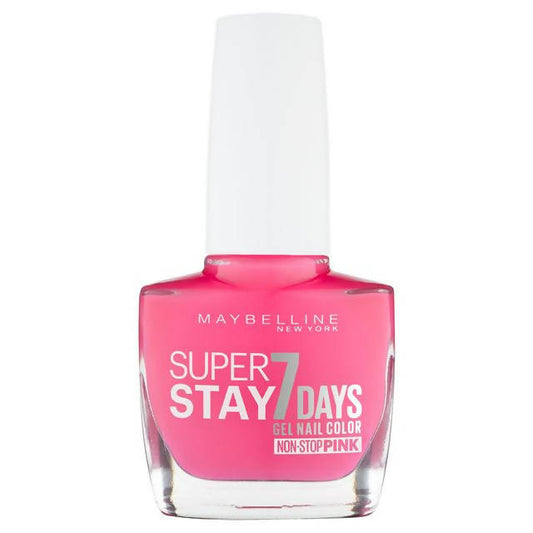 Maybelline Super Stay 7 Days 160 Gel Nail Color Pink 10ml All Sainsburys   