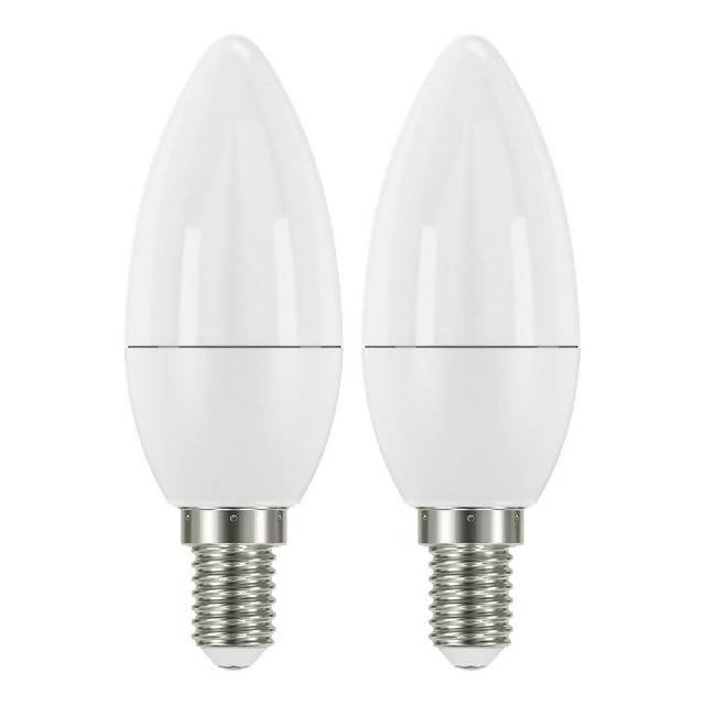 HOME LED Frosted Candle 25w SES Light Bulb 2Pk