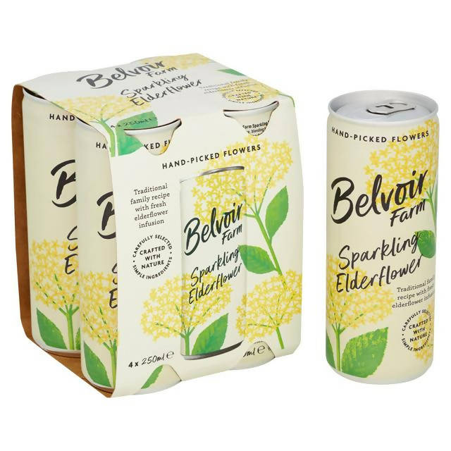 Belvoir Elderflower Presse 4x250ml