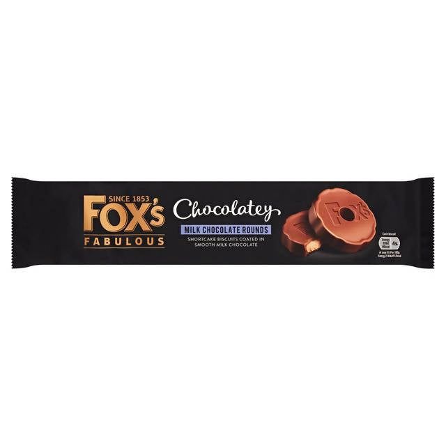 Fox's Milk Chocolate Biscuit Rounds 130g