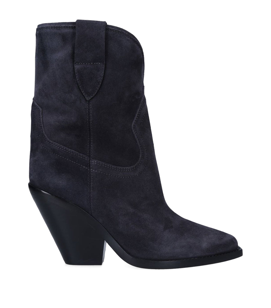 Suede Leyane Ankle Boots 90