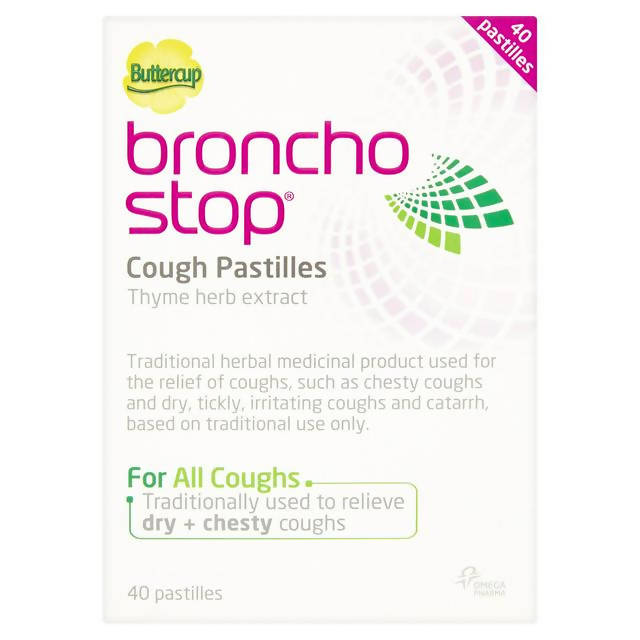 Bronchostop Buttercup Cough Pastilles x40 - McGrocer