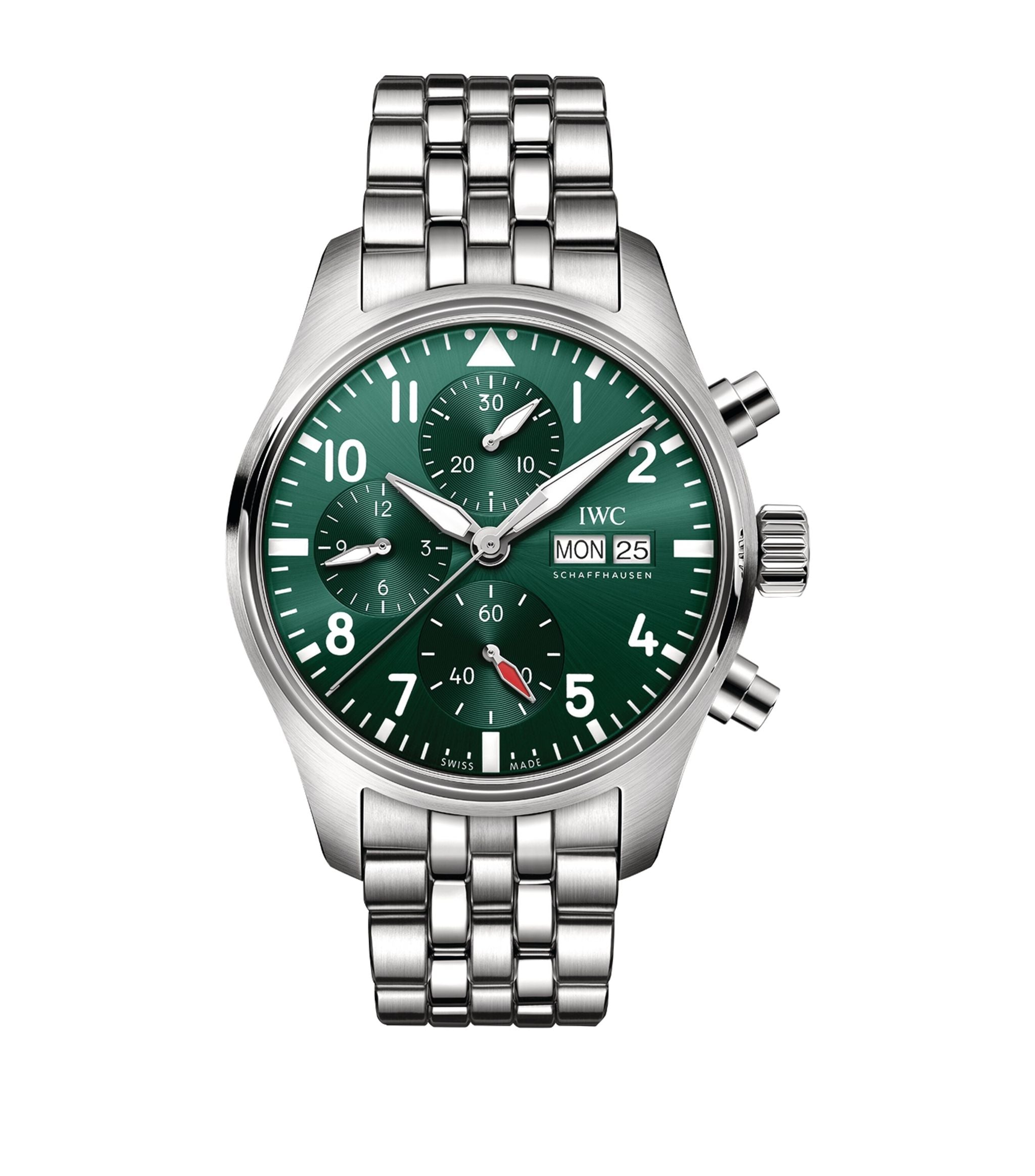 Stainless Steel Pilot’s Chronograph Watch 41mm GOODS Harrods   