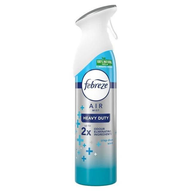 Febreze Air Freshener Spray Heavy Duty Crisp Clean 300ml