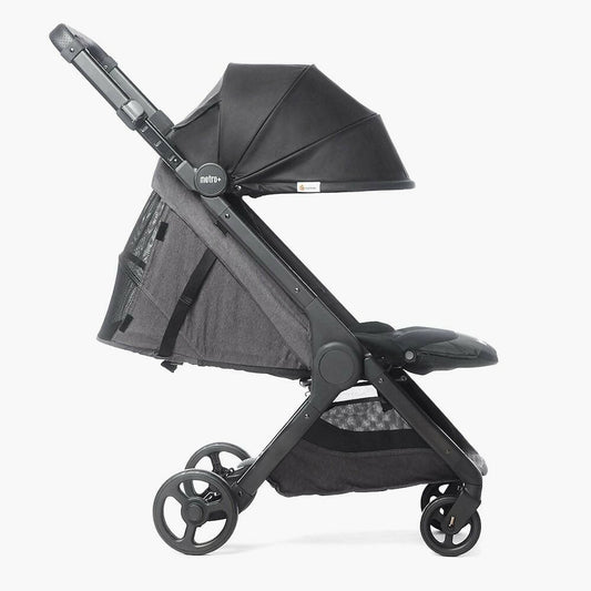 Ergobaby Metro+ Compact City Stroller with Carry Bag - Slate Grey Stroller McGrocer Direct   