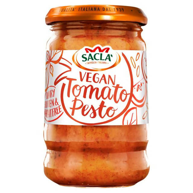 Sacla Vegan Tomato Pesto 190g Italian Sainsburys   