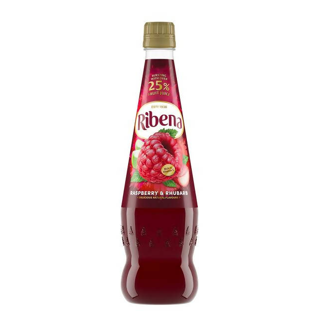 Ribena Raspberry & Rhubarb Squash 850ml Still fruit drinks Sainsburys   