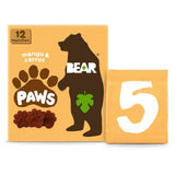 BEAR PAWS Fruit & Veg Shapes Mango & Carrot Multipack x5 20g snacks & rusks Sainsburys   