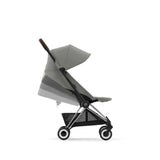 Cybex COYA Stroller - Chrome/Mirage Grey Stroller McGrocer Direct   