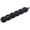 Masterplug 6 Socket Surge Protected Extension Lead Black 1.5m