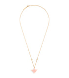 Yellow Gold, Pink Opal and Diamond Thunderbird Necklace GOODS Harrods   